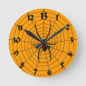 13 Dreizehnstündige Spideruhr Runde Wanduhr (Vorderseite)