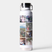 13 FotoCollage - Ein großes Bild in der Mitte Trinkflasche (Rückseite)