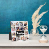 13 Fotos Collage Family Monogramm Fotoplatte (InSitu)