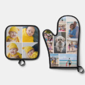 13 Fotovorlage Personalisiert Ofenhandschuh & Topflappen-Set (Vorderseite)