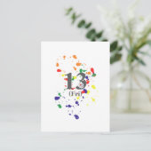 13. Freitag Postkarte (Stehend Vorderseite)