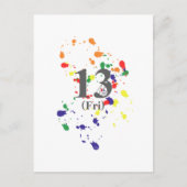 13. Freitag Postkarte (Vorderseite)