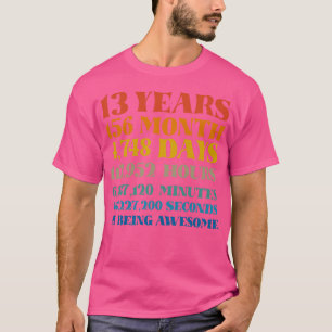 13. Geburtstag 13 Jahre Phantastisches T-Shirt-Bd T-Shirt