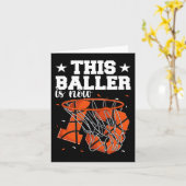 13. Geburtstag Basketball Boys Karte (Gelbe Blume)