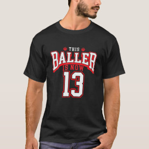 13. Geburtstag Basketball Lover 13 Jahre alt Tag T-Shirt