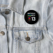 13. Geburtstag Bouldering Felsenklettern Für Button (Beispiel)