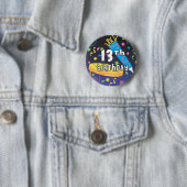13. Geburtstag Button (Beispiel)