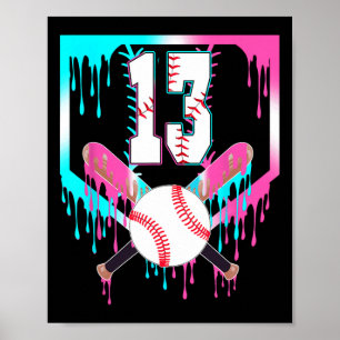 13. Geburtstag Bysebyll Home Plate Drip Eiscreme 1 Poster