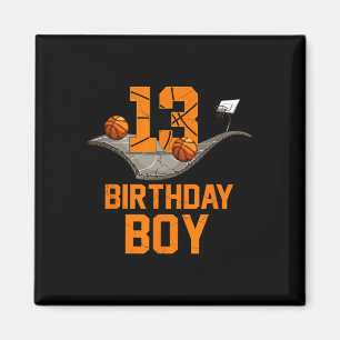13. Geburtstag Bysketbyll Jersey 13 Jahre alter Ju Magnet