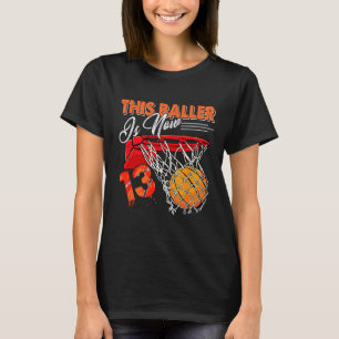 13. Geburtstag Bysketbyll Spaß 13 Jahre Alte Kinde T-Shirt
