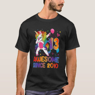 13. Geburtstag Dabbing Einhorn 13 Jahre altes Gesc T-Shirt
