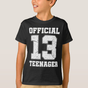 13. Geburtstag Dreizehn Jahre alter Offizieller Te T-Shirt