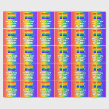 13. Geburtstag: Farbiges, lustiges Regenbogenmuste