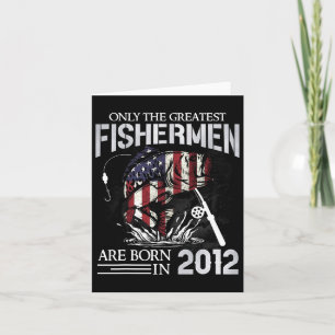 13. Geburtstag Fischer Usa Flagge 13 Jahre alt Fis Karte