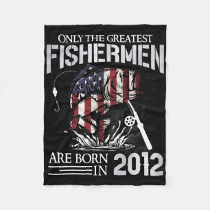 13. Geburtstag Fischer USA-Flagge 13 Jahre alter F Fleecedecke