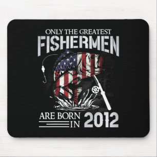 13. Geburtstag Fischer USA-Flagge 13 Jahre alter F Mousepad