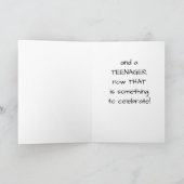 **13.** GEBURTSTAG FÜR SPEZIAL *NEUES TEENAGER* KARTE (Innenseite)