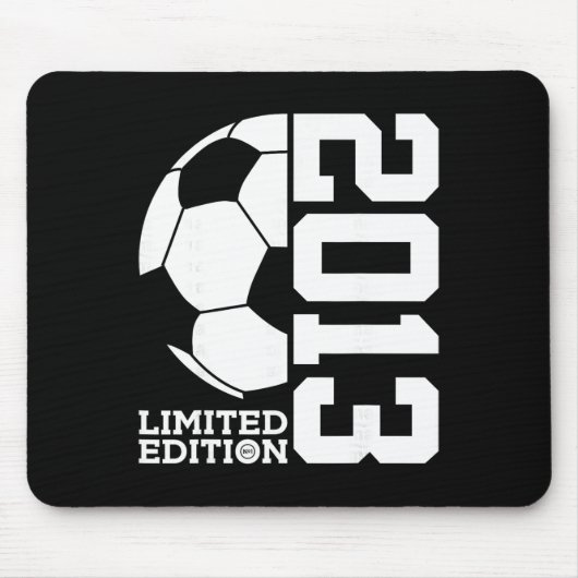 13. Geburtstag Fußball Limited Edition 2013 Mousepad (Vorne)