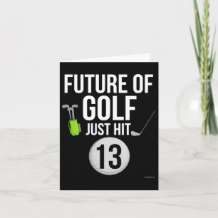 13. Geburtstag Golf T Shirt 13 Jahre alt Geburtsta Karte