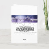 13. Geburtstag Happy Geburtstagskarte Design Karte (Rückseite)