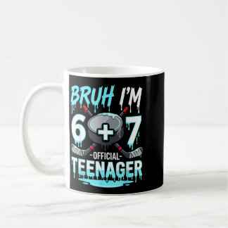 13. Geburtstag Hockey-Bruder 6 Plus 7 Drip 13 Jahr Kaffeetasse