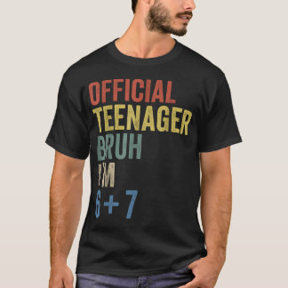 13. Geburtstag Jungen Offiziell nager Six Seven Me T-Shirt