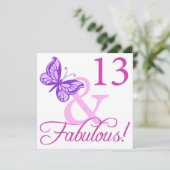 13. Geburtstag Karte (Stehend Vorderseite)