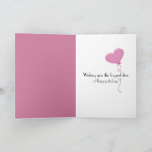 13. Geburtstag Karte (Innenseite)