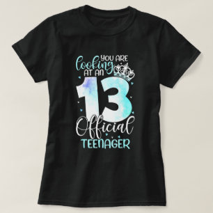 13. Geburtstag Mädchen Süß Offiziell Teenager Gebu T-Shirt