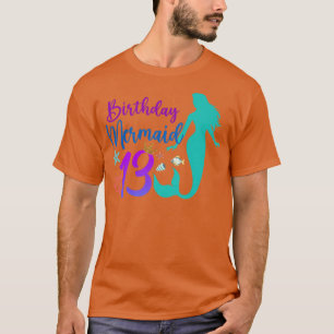 13. Geburtstag Meerjungfrau Ozean 13 Jahre alte ma T-Shirt