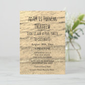 13. Geburtstag Name des benutzerdefinierten Alters Einladung (Stehend Vorderseite)