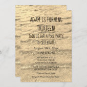 13. Geburtstag Name des benutzerdefinierten Alters Einladung (Vorne/Hinten)