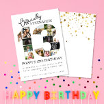 13. Geburtstag offiziell eine Teenager-Foto-Collag Einladung<br><div class="desc">Feiern Sie den Übergang in die Teenagerjahre mit unserem "Offiziell ein Teenager" FotoCollage von den Künstlerischen Äpfeln. Diese personalisierte Collage fängt besondere Erinnerungen ein und ist damit der perfekte Halt für den Geburtstag eines jungen Teenagers.</div>