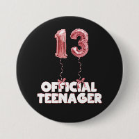 13. Geburtstag Offiziell Teenager Foil Balloons