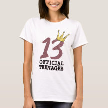 13. Geburtstag Offiziell Teenager Teen Girl Crown