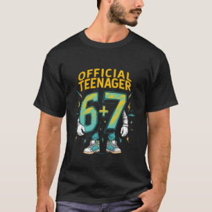 13. Geburtstag Offizieller Teenager 6+7 Lustig 67  T-Shirt