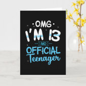 13. Geburtstag Offizieller Teenager-Geschenk Karte (Gelbe Blume)