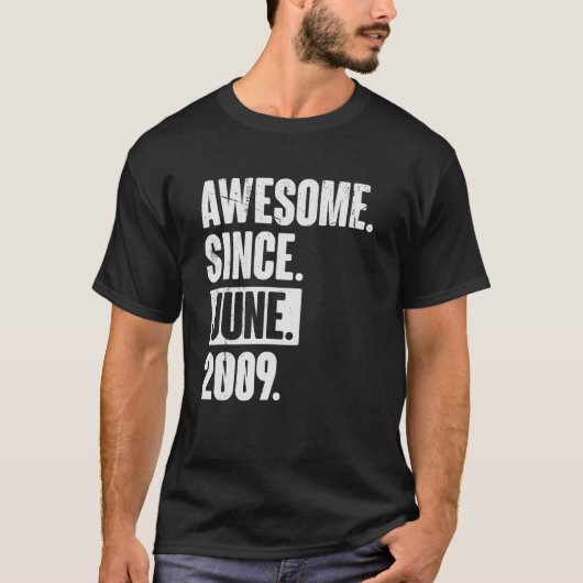13. Geburtstag Phantastisch seit Juni 200 T-Shirt (Vorderseite)