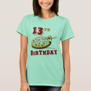 13. Geburtstag Pizza Party T-Shirt