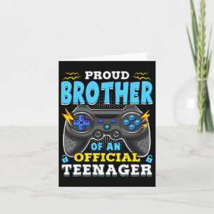 13. Geburtstag Proud Brother Offiziell Teenager Vi Karte