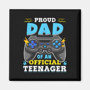 13. Geburtstag Proud Vater Offiziell Teenager Vide Magnet