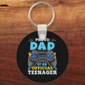 13. Geburtstag Proud Vater Offiziell Teenager Vide Schlüsselanhänger (Vorderseite)