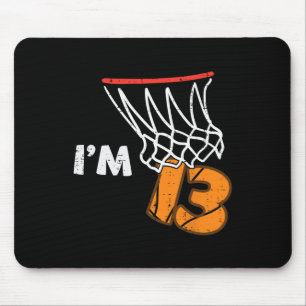 13. Geburtstag Sketll Ich bin 13 Dreizehn Jahre al Mousepad