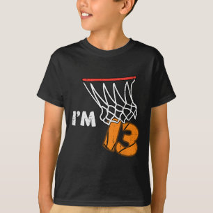 13. Geburtstag Sketll Ich bin 13 Dreizehn Jahre al T-Shirt