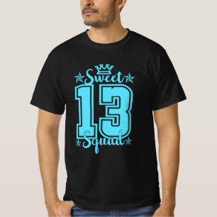 13. Geburtstag-Sweet 13 Squad T-Shirt