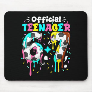 13. Geburtstag Teenager sechs sieben 6+7 Jungen Mä Mousepad