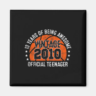 13. Geburtstag Vintage 2010 Offizieller Teenager 1 Magnet