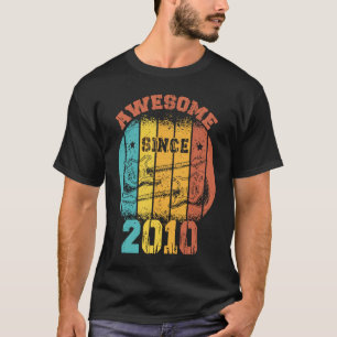 13. Geburtstag Vintage 2010 Retro 13 Jahre alt Gui T-Shirt