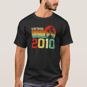 13. Geburtstag Vintage 2010 Retro Junge Mädchen 13 T-Shirt