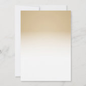 13. Geburtstags-Einladungs-Goldschnur-Lichter Einladung (Rückseite)